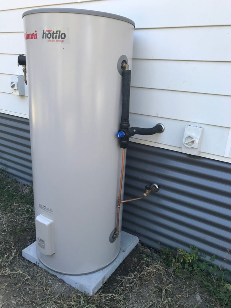 Hot water system recently installed in a Bargara home